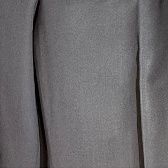 Le Painty Paris 100% Wool Gray Pleated Dress Slacks Made in France Size 10 - Picture 6 of 6